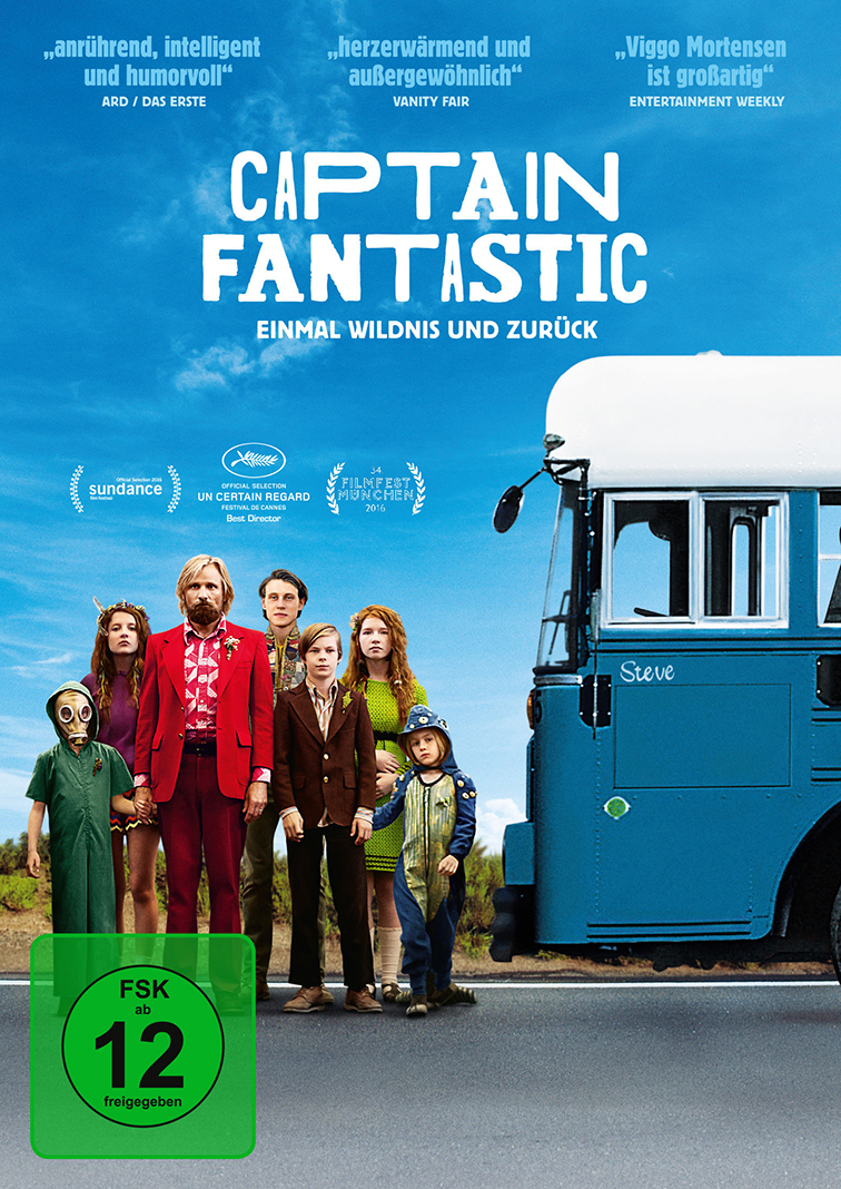 Captain_Fantastic: DVD Cover, Quelle: © 2012 UNIVERSUM FILM GMBH - ALLE RECHTE VORBEHALTEN