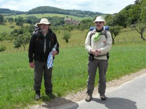 Ben und Johannes unterwegs.