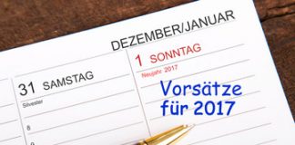 Jahreswechsel: “Und immer wieder die guten Vorsätze” Der Jahreswechsel ist immer der Beginn der guten Vorsätze. Quelle: Fotolia.com