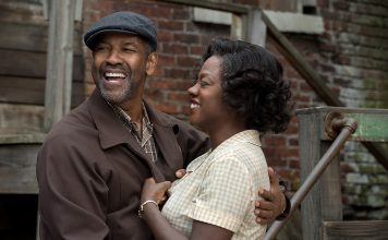 Neu im Kino: FENCES Sie lieben und sie streiten sich: Denzel Washington und Viola Davis als Troy und Rose Maxson in FENCES. Quelle: © 2016 Paramount Pictures. All Rights Reserved.