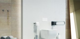 Barrierefreiheit: “Gibt´s das denn auch in schön?” Barrierefreiheit im Bad. Modernes Design und vorausschauend für die Zukunft sind heutzutage kein Problem mehr. Bildquelle: ©FSB ErgoSystem®100