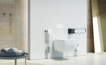 Barrierefreiheit: “Gibt´s das denn auch in schön?” Barrierefreiheit im Bad. Modernes Design und vorausschauend für die Zukunft sind heutzutage kein Problem mehr. Bildquelle: ©FSB ErgoSystem®100