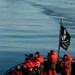 BB finds Nisshin Maru in Mackenzie Bay© Sea Shepherd/ Glenn Lockitch 2013