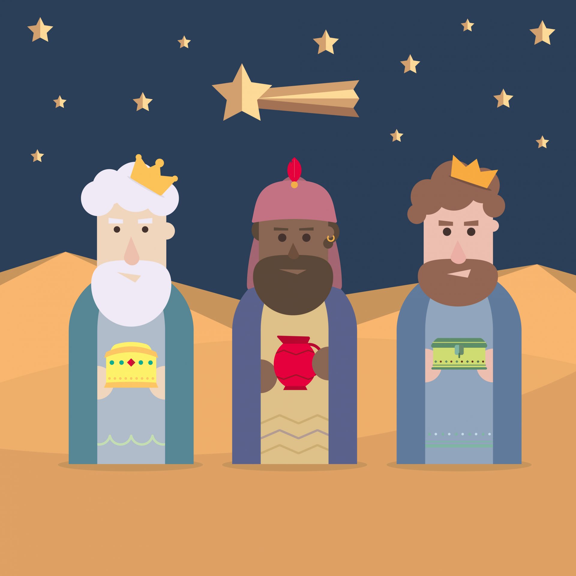 Auch in den meisten Krippen dürfen die drei heiligen Könige Caspar, Melchor und Balthazar nicht fehlen. Bildquelle: pixabay.de