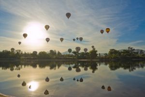 Montgolfiaden – so nennt man ein Treffen vieler Heißluftballon-Enthusiasten. Bildquelle: pixabay.de