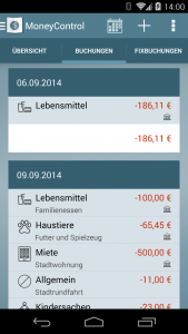 Die Ausgaben immer im Blick. Bildquelle: MoneyControl