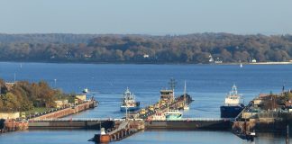 Beeindruckendes Bauwerk: Der Nord-Ostsee-Kanal Der Nord-Ostsee-Kanal ist bis heute die meist befahrene künstliche Wasserstraße der Welt. Bildquelle: Pixabay.de