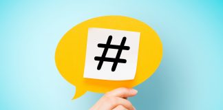Was ist ein Hashtag und wozu brauchen Sie ihn? Die Raute ist das Zeichen für Hashtag und absolut gängig in den Sozialen Netzwerken. Bildquelle: shutterstock.com
