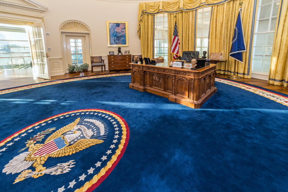 Das Weiße Haus Oval Office