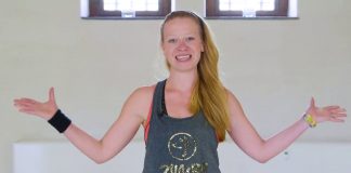 Üben für den Seniorenflashmob am 01. Oktober 2017