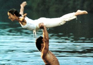 Jennifer Grey und Patrick Swayze in 'Dirty Dancing' - 1987 PATRICK SWAYZE Quelle: Apollo-Film, Photo by Everett/REX/Shutterstock (432873aj)