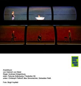 Amphitryon - inszeniert von Andreas Kriegenburg am Schauspiel Frankfurt. Bildquelle: Birgit Hupfeld