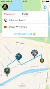 Mit mytaximatch können Sie in Hamburg und Berlin die Taxifahrt mit jemandem teilen. Bildquelle: mytaxi