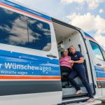 Den Wünschewagen gibt es inzwischen in vielen budnesländern und finanziert allein durch Spenden. Bildquelle: ASB Wünschewagen