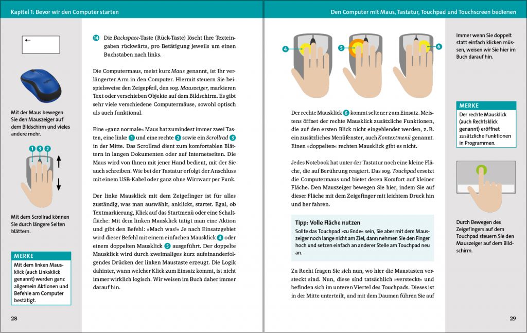 Ein toller Ratgber, der einfach Schritt für Schritt den nächsten Step veranschaulicht. Bildquelle: Vierfarben Verlag