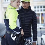 Auch die Polizei war wieder Gast auf dem diesjährigen Seniorenflashmob. Bildquelle: © Bine Bellmann
