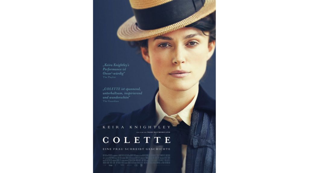 Keira Knightley verkörpert in Colette die junge Schriftstellerin Sidonie-Gabrielle Colette. Bildquelle: © DCM