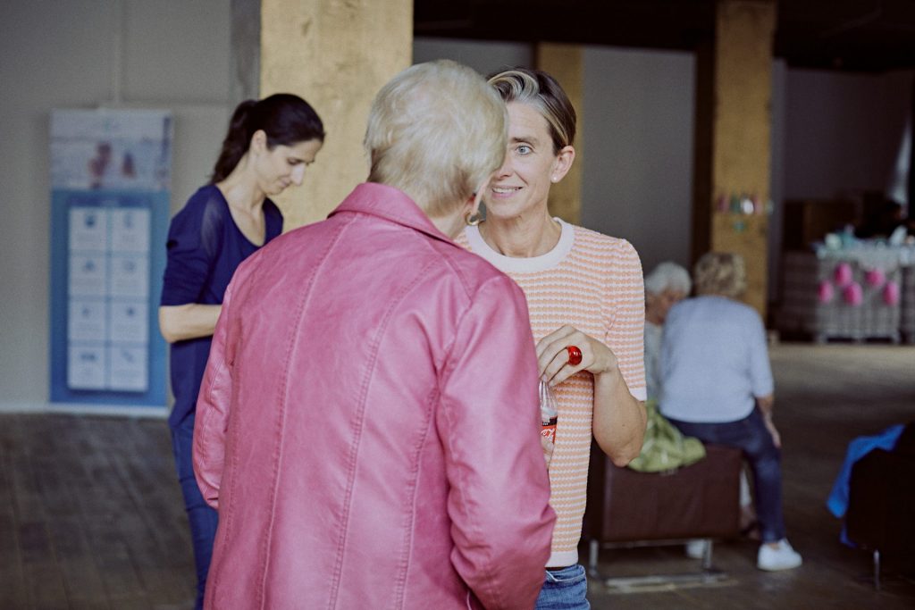 Der Austausch mit den Besuchern war uns natürlich auch ganz wichtig. Bildquelle: © 59plus GmbH