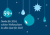 Die Redaktion von 59plus.de sagt DANKE für ein tolles Jahr mit Ihnen, unseren Lesern:innen und unseren Geschäftspartner:innen! Bildquelle: © Katharina Martini / 59plus.de