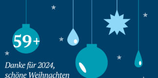 Die Redaktion von 59plus.de sagt DANKE für ein tolles Jahr mit Ihnen, unseren Lesern:innen und unseren Geschäftspartner:innen! Bildquelle: © Katharina Martini / 59plus.de