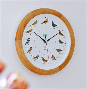 Die singende Vogeluhr. Mit 12 Original-Vogelstimmen!