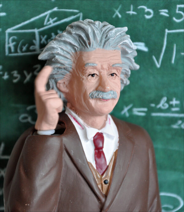 Einstein Solarfigur.