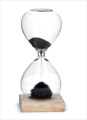 Magnetische Sanduhr.