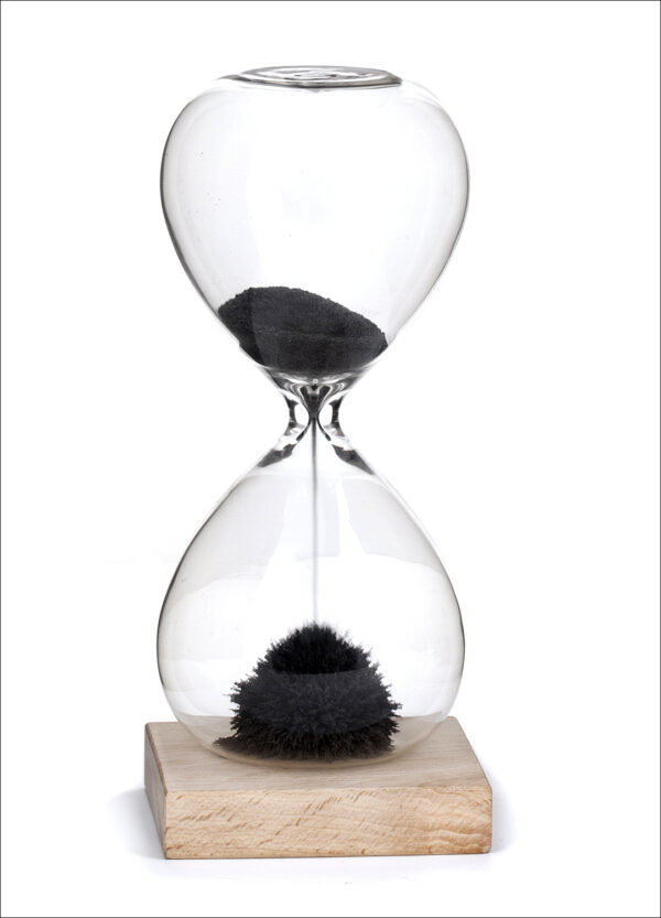 Magnetische Sanduhr.