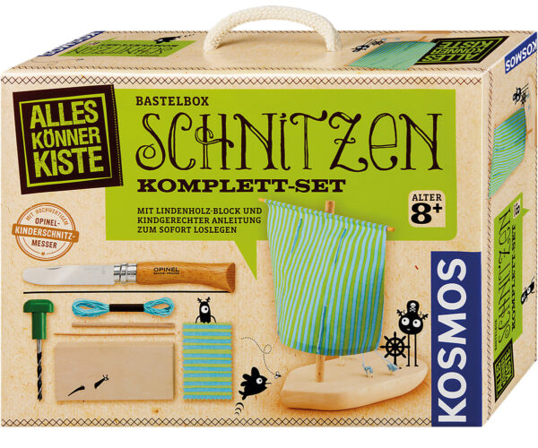 Bastelbox Schnitzen Komplett-Set