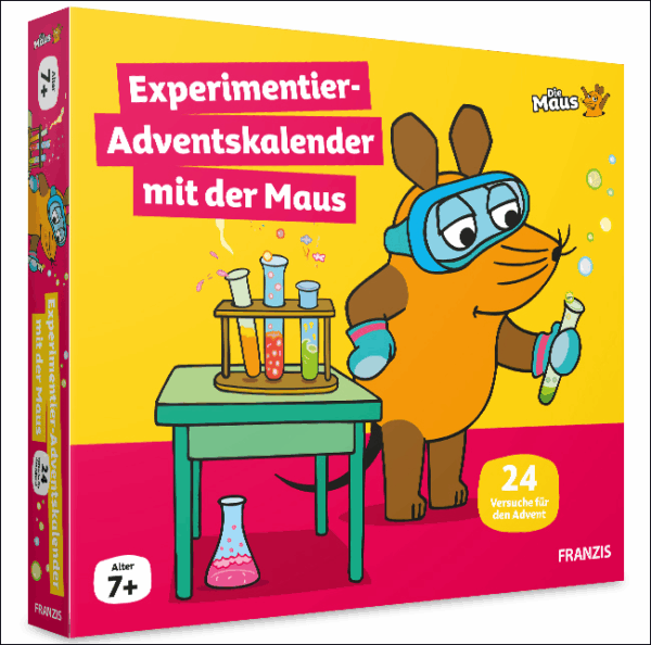 Experimentier-Adventskalender mit der Maus.