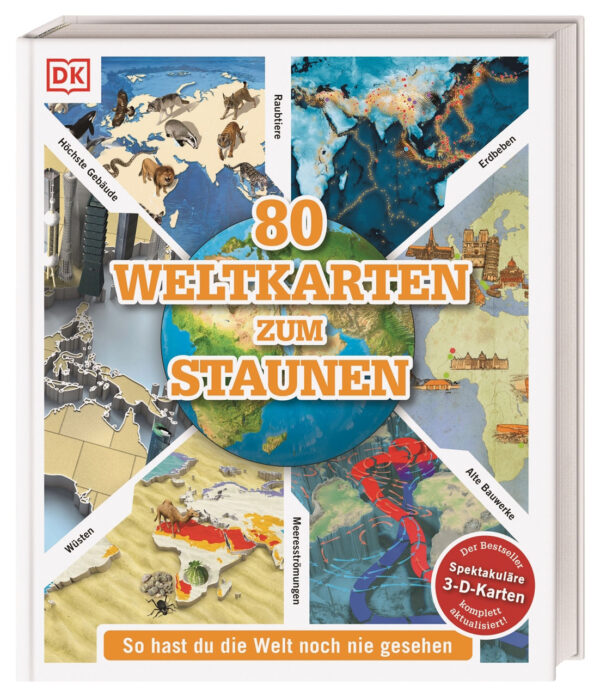 80 Weltkarten zum Staunen.