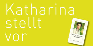 Katharina stellt vor: ” Bambino” von Marco Balzano "Bambino" von Marco Bolzano, erschienen im Diogenes Verlag. Bildquelle: © Katharina Martini / Diogenes Verlag